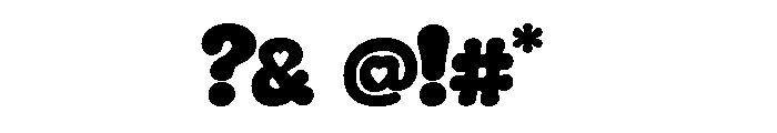 Wavy Riot Regular Font OTHER CHARS