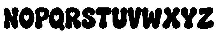 Wavy Riot Regular Font UPPERCASE
