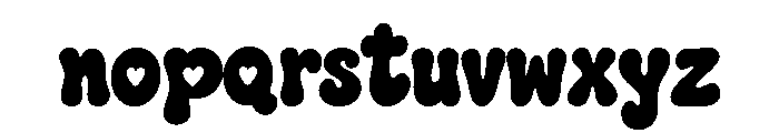 Wavy Riot Regular Font LOWERCASE