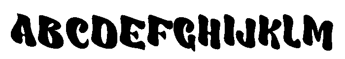 Wavy Stacker Flag FONT