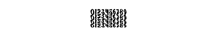 Wavy Stacker Four Font OTHER CHARS