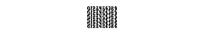 Wavy Stacker Six Font OTHER CHARS
