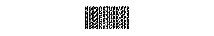 Wavy Stacker Six Font UPPERCASE