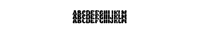 Wavy Stacker Soft Two Font UPPERCASE