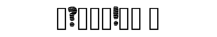 Wavy Stripe Doodle By S Regular Font OTHER CHARS