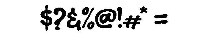 Wavy Wishper Font OTHER CHARS