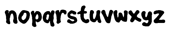 Wavy Wishper Font LOWERCASE