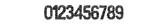 Wavy Zebra By Squeeb Cr Regular Font OTHER CHARS