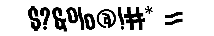 Wavytion Font OTHER CHARS