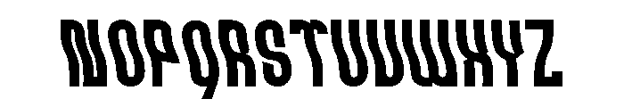 Wavytion Font UPPERCASE