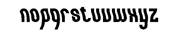 Wavytion Font LOWERCASE