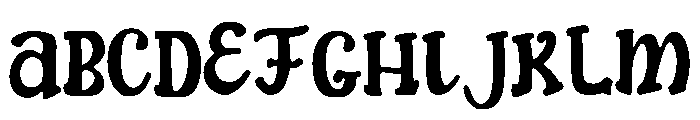 watches Font UPPERCASE