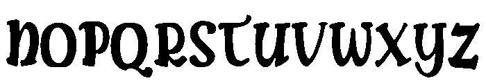 watches Font UPPERCASE