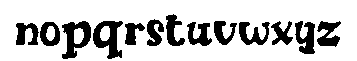 watches Font LOWERCASE
