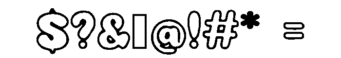 waterballoon Font OTHER CHARS