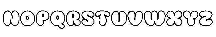 waterballoon Font UPPERCASE