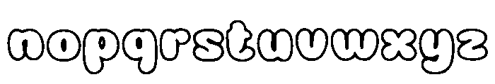 waterballoon Font LOWERCASE
