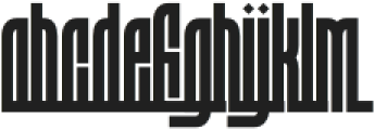 WALLADINALKHAFIN Regular otf (400) Font LOWERCASE