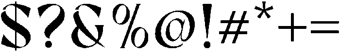 WANDERLUST Regular otf (400) Font OTHER CHARS