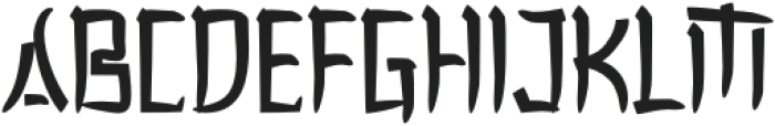 WAOM-Regular otf (400) Font UPPERCASE