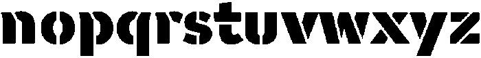 WARFIELD Black otf (900) Font LOWERCASE