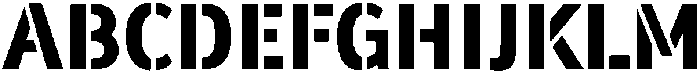 WARFIELD Bold otf (700) Font UPPERCASE