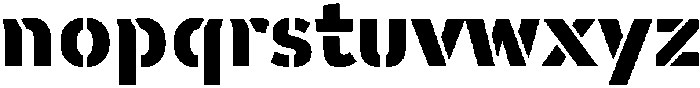 WARFIELD Extra Bold otf (700) Font LOWERCASE