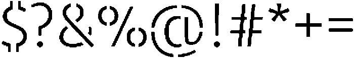 WARFIELD Light otf (300) Font OTHER CHARS