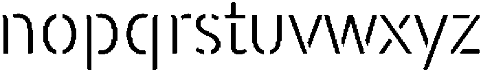 WARFIELD Light otf (300) Font LOWERCASE