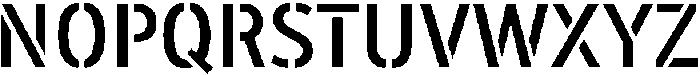 WARFIELD Medium otf (500) Font UPPERCASE