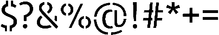 WARFIELD Regular otf (400) Font OTHER CHARS