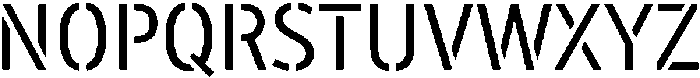 WARFIELD Regular otf (400) Font UPPERCASE