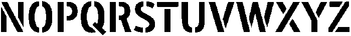 WARFIELD Semi Bold otf (600) Font UPPERCASE
