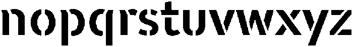 WARFIELD Semi Bold otf (600) Font LOWERCASE
