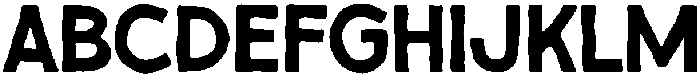 WAVERY Regular otf (400) Font UPPERCASE