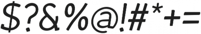 Wacca Regular Italic otf (400) Font OTHER CHARS