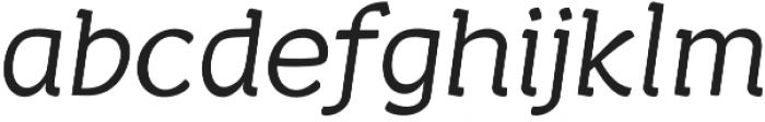 Wacca Regular Italic otf (400) Font LOWERCASE