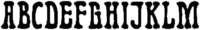 Wacko Rough otf (400) Font UPPERCASE