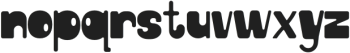 Waddle Regular otf (400) Font LOWERCASE