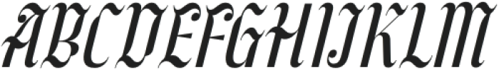 Wadepak Italic Italic otf (400) Font UPPERCASE