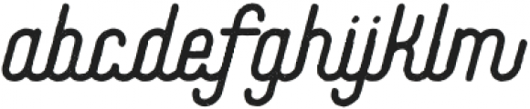 Waffle Latte Rough Italic otf (400) Font LOWERCASE