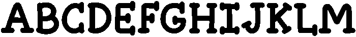 Waffle Regular otf (400) Font UPPERCASE