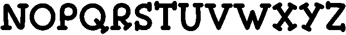 Waffle Regular otf (400) Font UPPERCASE