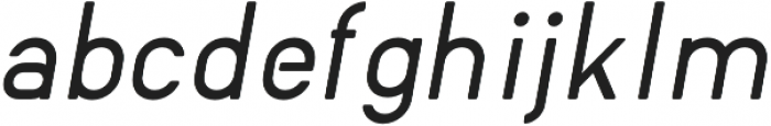 Wafterby SmoothCorner Italic otf (400) Font LOWERCASE
