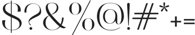 Wagiie_Modern_Serif otf (400) Font OTHER CHARS