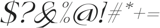 Wagon-Italic otf (400) Font OTHER CHARS