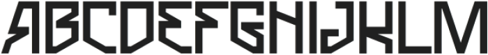 Wagova Regular otf (400) Font UPPERCASE