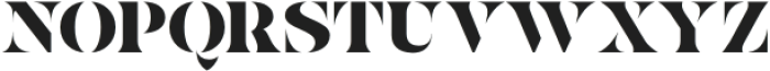 Wagzero Regular otf (400) Font UPPERCASE
