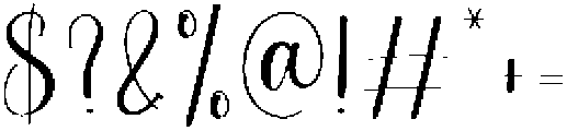 Waiters Regular otf (400) Font OTHER CHARS