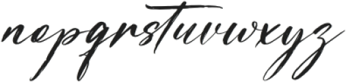 Waiting Cassey Italic otf (400) Font LOWERCASE